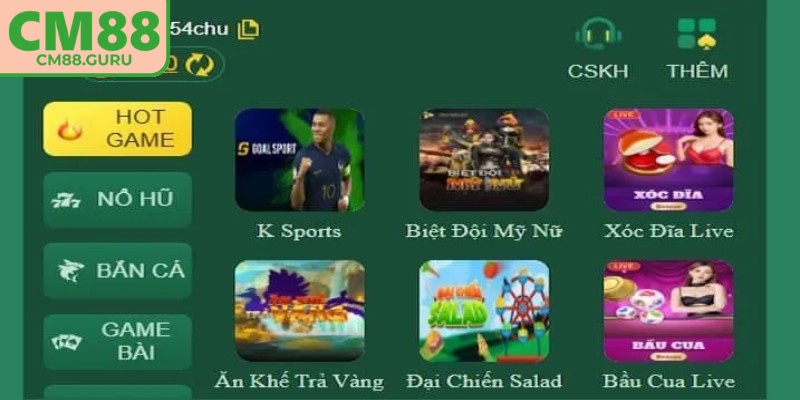 Để chơi game nhanh chóng và đúng quy trình, bạn chỉ cần vài thao tác