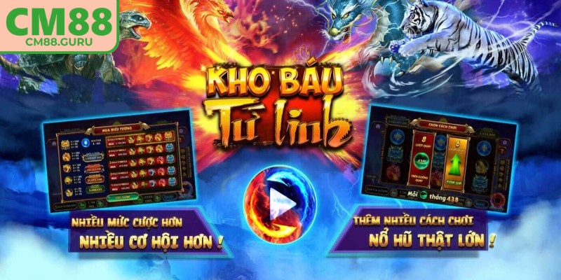 Kho báu tứ linh CM88 nơi bốn thần thú tái hiện bằng công nghệ đồ họa