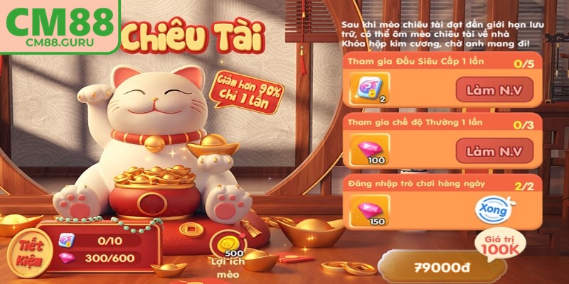 Mèo chiêu tài CM88 mang đậm phong thủy Á Đông thông qua âm thanh, hình ảnh