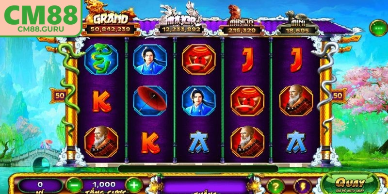 Các biểu tượng trong game được xây dựng theo đúng nguyên tác truyền thuyết